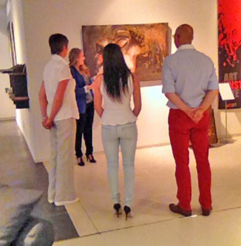 Guided art tour at Art Gallery Pot